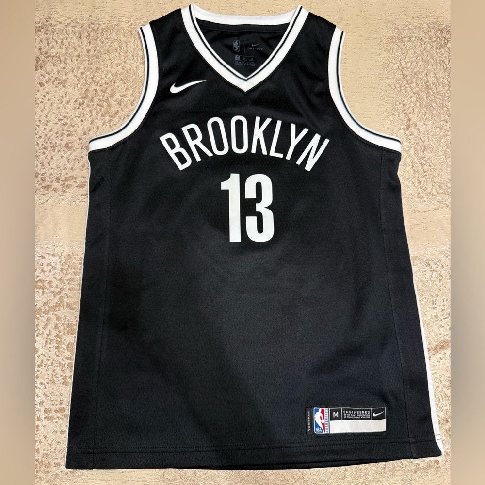 Youth Nike James Harden Brooklyn Nets Jersey - Icon Edition, Size M